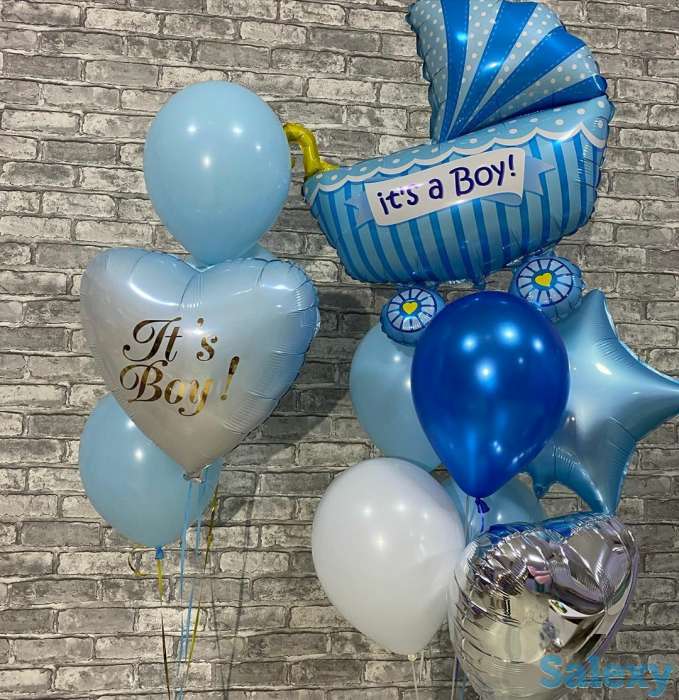 Шары на выписку, букеты, оформление машины., фотография 4