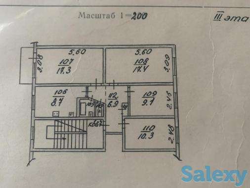 продам или обмен 4х ком кв. на две 2х ком кв., Zhubanov St, фотография 1
