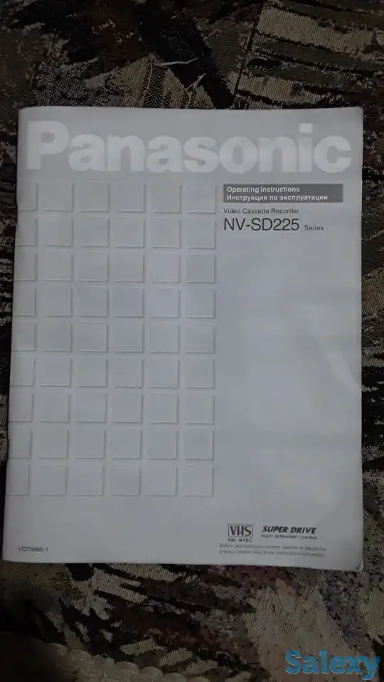 Продам полный видеомагнитофон Panasonic NV-225  в отличном состоянии. Про-во Япония. 4 головки. Система NTSC, PAL  Тайме, фотография 3