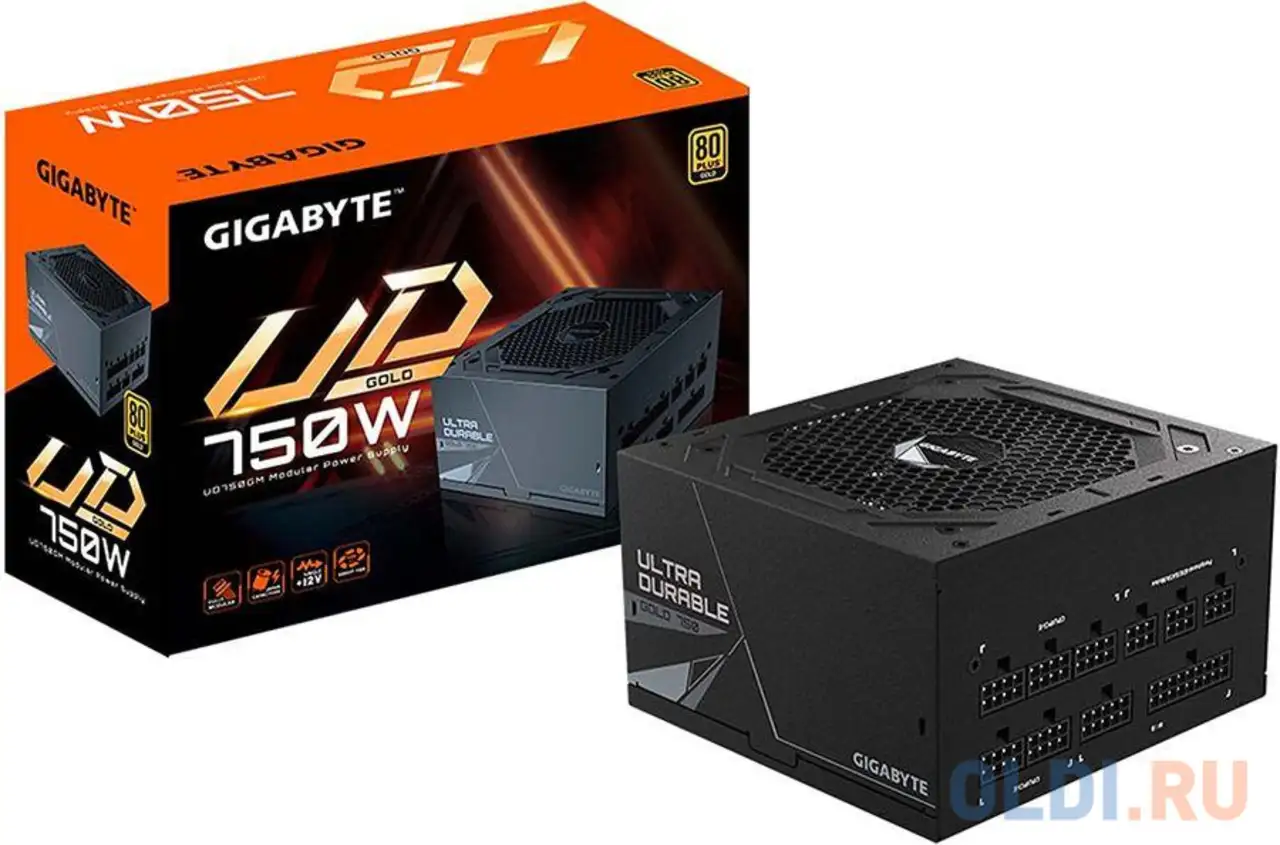 Блок питания gigabyte gp-ud750gm 750 вт, фотография 1