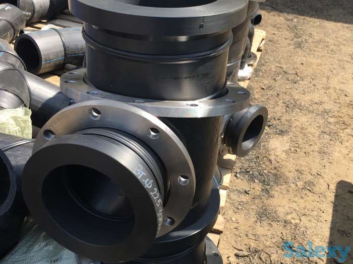 Полиэтиленовые втулки под фланец, ПЭ отводы, ПЭ тройники, ПЭ переходы, фотография 1