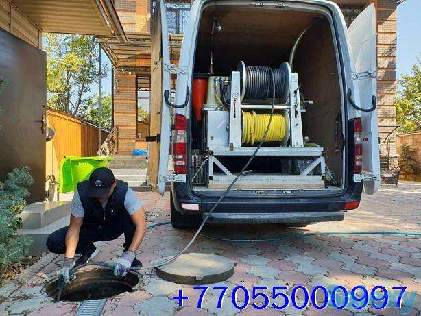 Прочистка, пробивка, промывка канализации, труб, колодцев., фотография 1