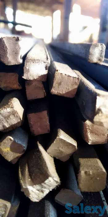 Стальной квадрат ФС от 8-го до 14 и 16-е под заказ можем катать. С 4-5 м, фотография 5