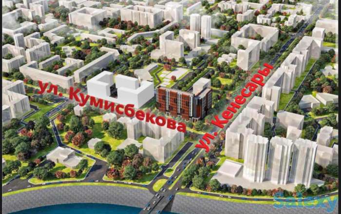 Полноценная трешка в ЖК ЖЕРУЙЫК, Кенесары  3А, фотография 4