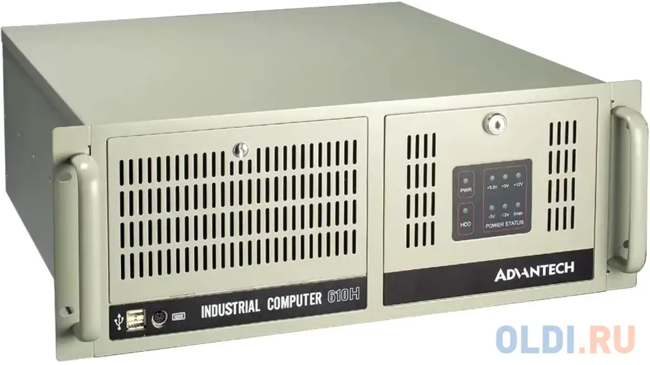 Серверный корпус 4u advantech ipc-610mb-00hd без бп бежевый, фотография 1