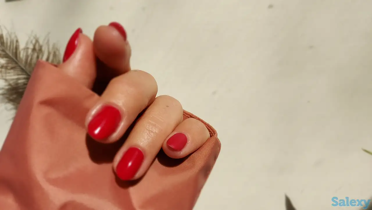 Маникюр, гелевое покрытие, наращивание, фотография 4