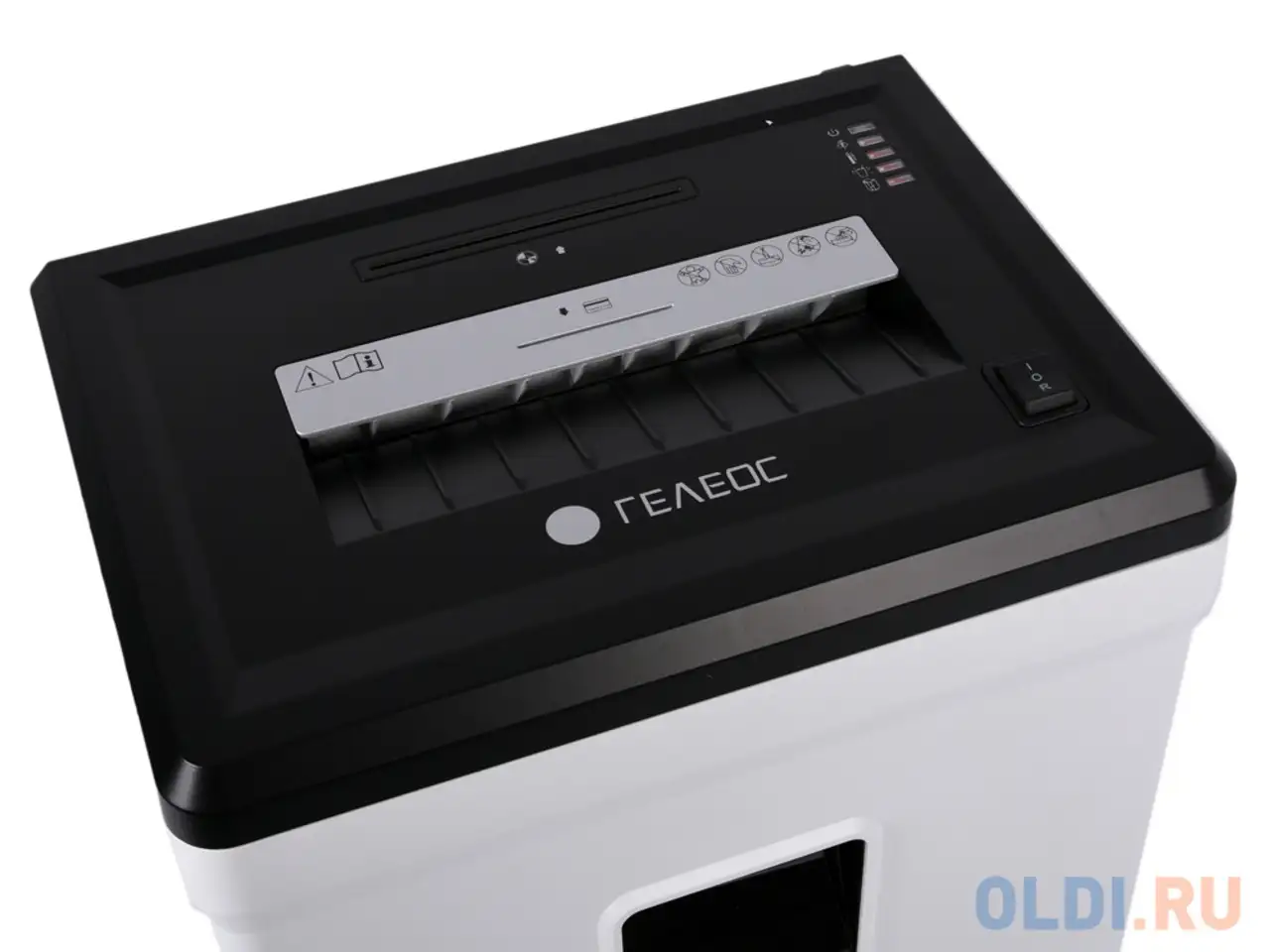 Шредер гелеос ум26-2, (din p-2), полоса 3,9мм, 17-21 лист (70г/м2), cd/пл.карты/скрепки/скобы,, фотография 1