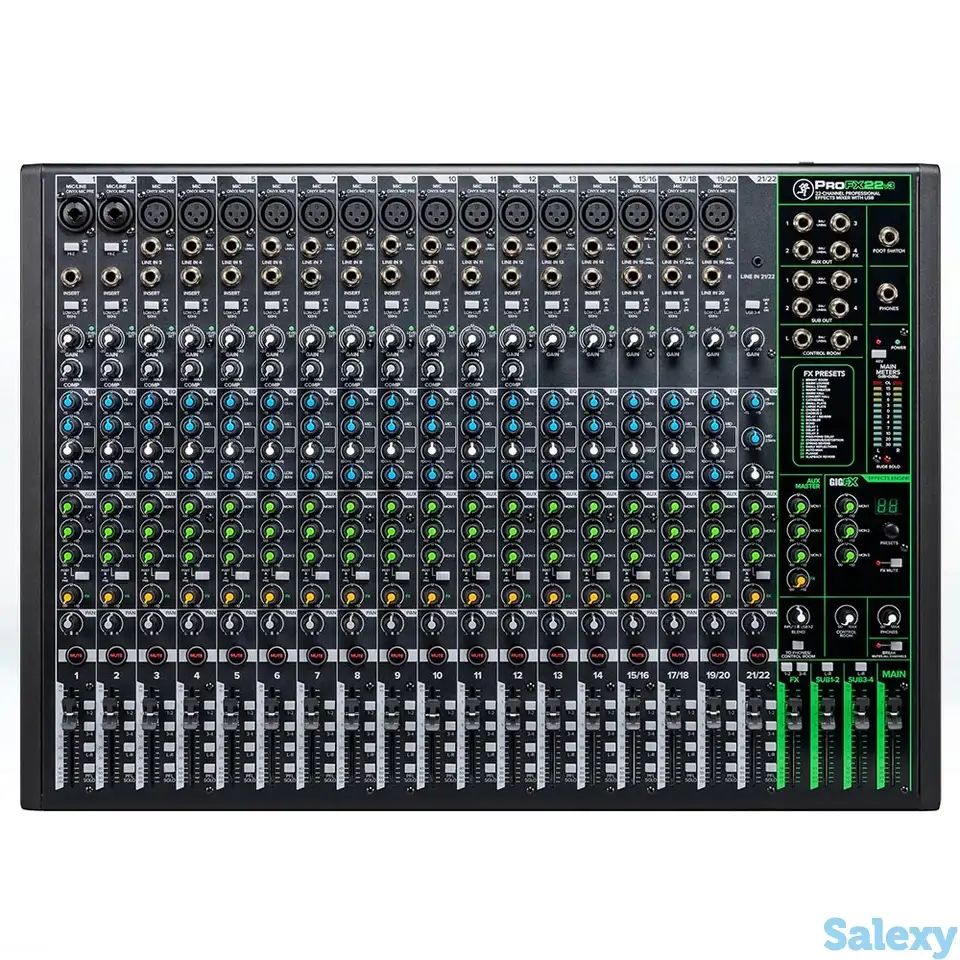 Аналоговый микшерный пульт mackie profx22v3, фотография 1