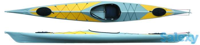 Байдарка каркасно надувная тритон вектор 1 серая/красная, фотография 2