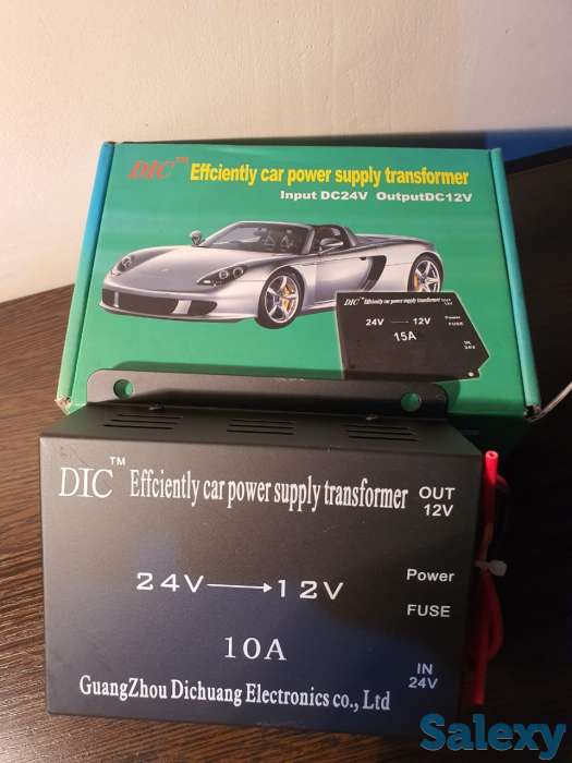 Преобразователь напряжения 10А инвертор 24->12V преобразователь авто, фотография 2