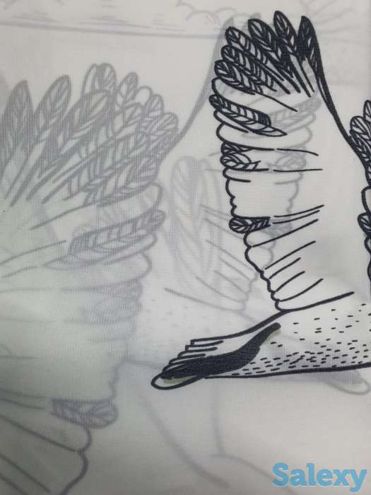 Шторка для ванны и душа, турецкая, с птицами гусями, фотография 4