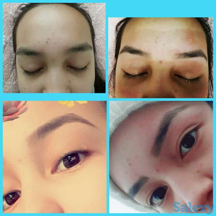 Коррекция,покраска бровей и чистка лица (нитками ), фотография 1