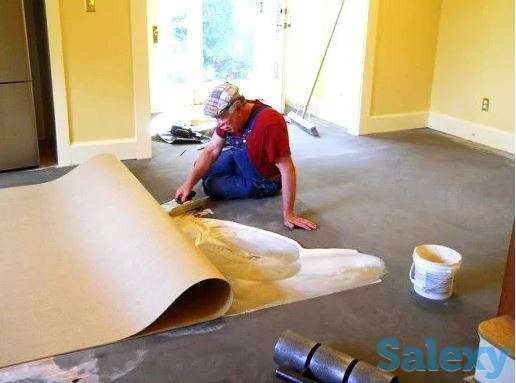 Услуги по подготовке пола и укладке всех видов линолеума, фотография 3