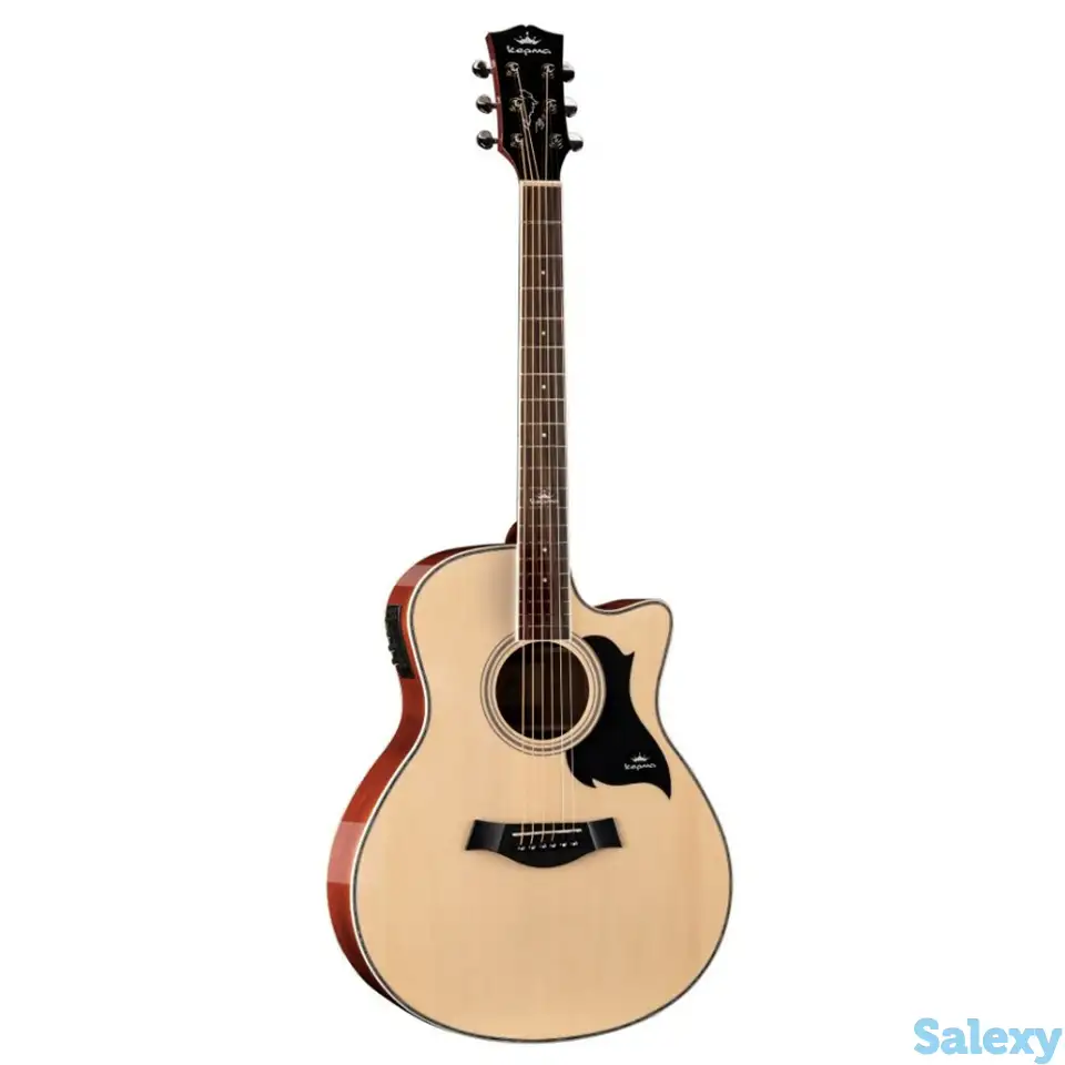 Электро-акустическая гитара kepma a1ce natural, фотография 4