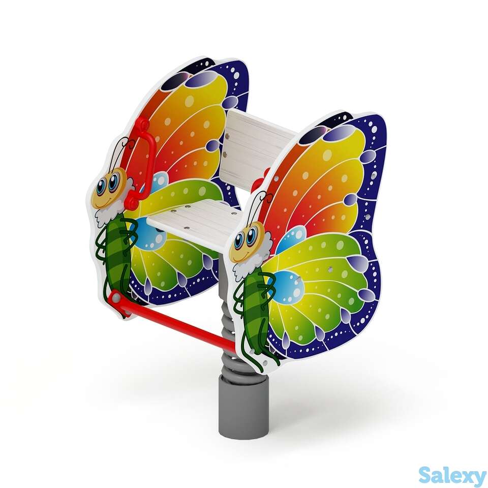 Качалка на пружине бабочка ио 22.01.01-01, фотография 1