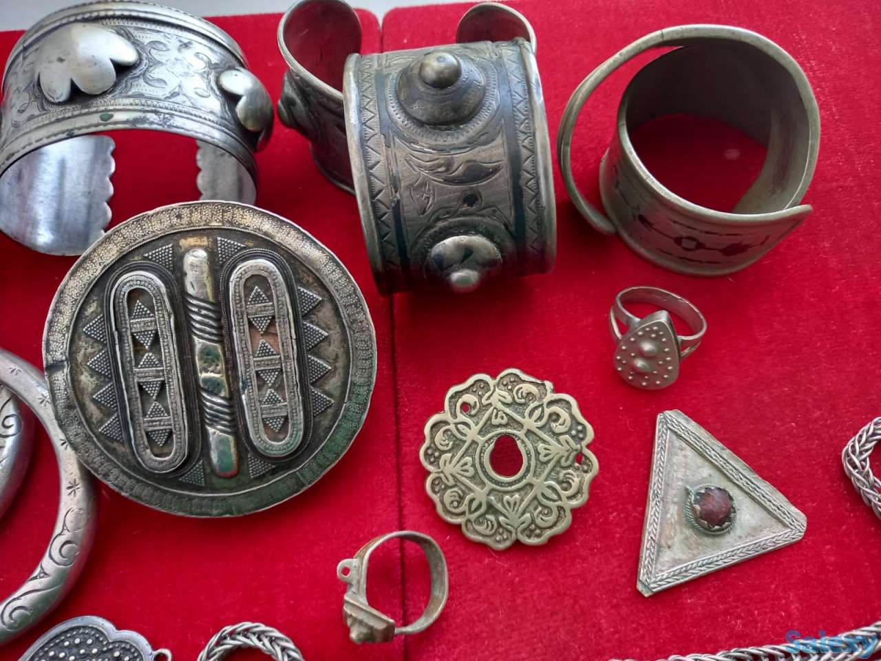 продам антикварные национальные украшения. серебро., фотография 4
