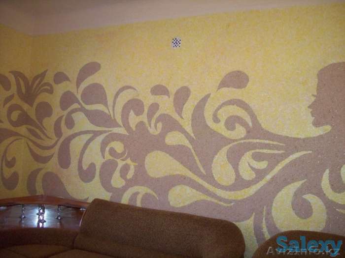 Декоративная шёлковая штукатурка в Алматы, фотография 5