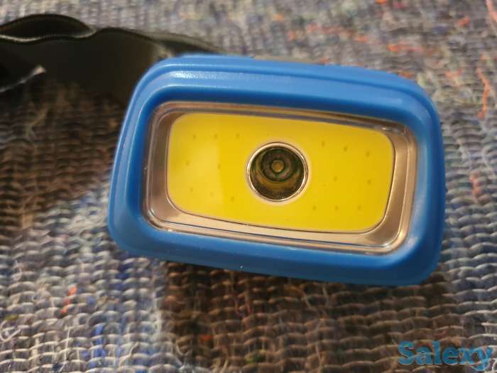 Налобный фонарик на батарейках, фотография 2