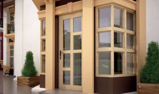 Входные двери и входные группы из металлопластика, фотография 1