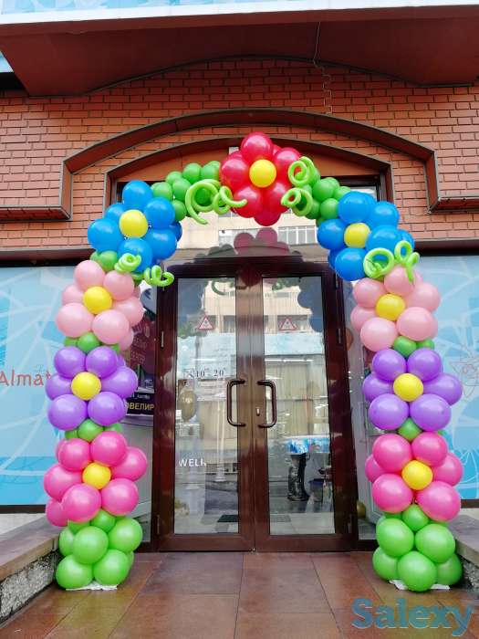 Арки из шаров 12000тг размер 2.5м на 3м, фотография 9