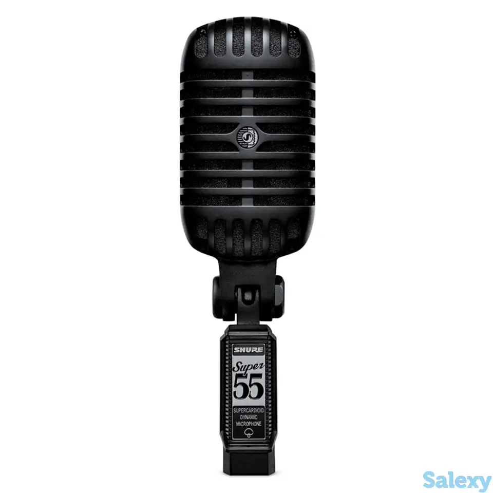 Вокальный микрофон shure super 55 deluxe pitch black edition, фотография 1