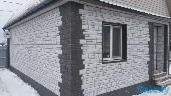 Обшивка домов сайдинг, фасадная панель, кровля крыш проф лист, черепиц, фотография 2