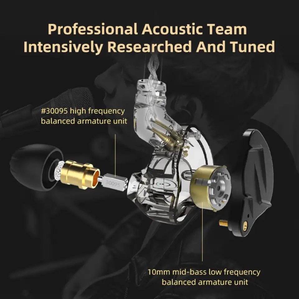 Наушники KZ Zsn Pro X Арматурные, фотография 6