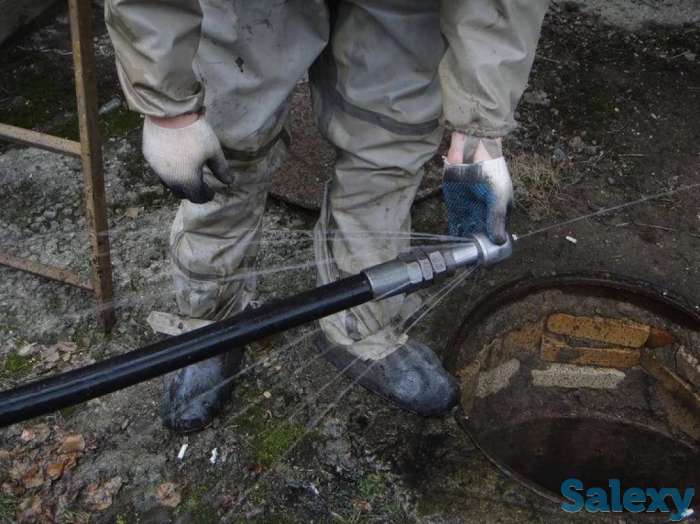 Прочистка, пробивка, промывка канализации, труб, колодцев., фотография 2