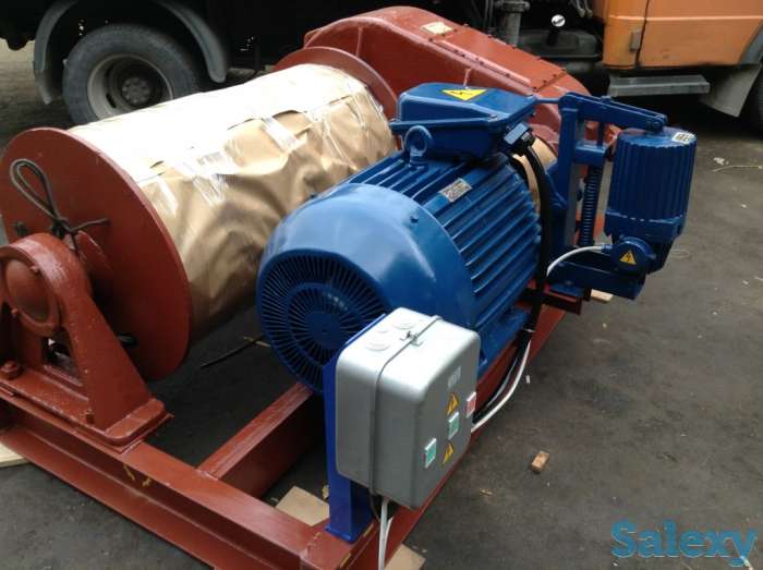 Лебедка маневровая электрическая ЛМ-8 с тросом, фотография 1