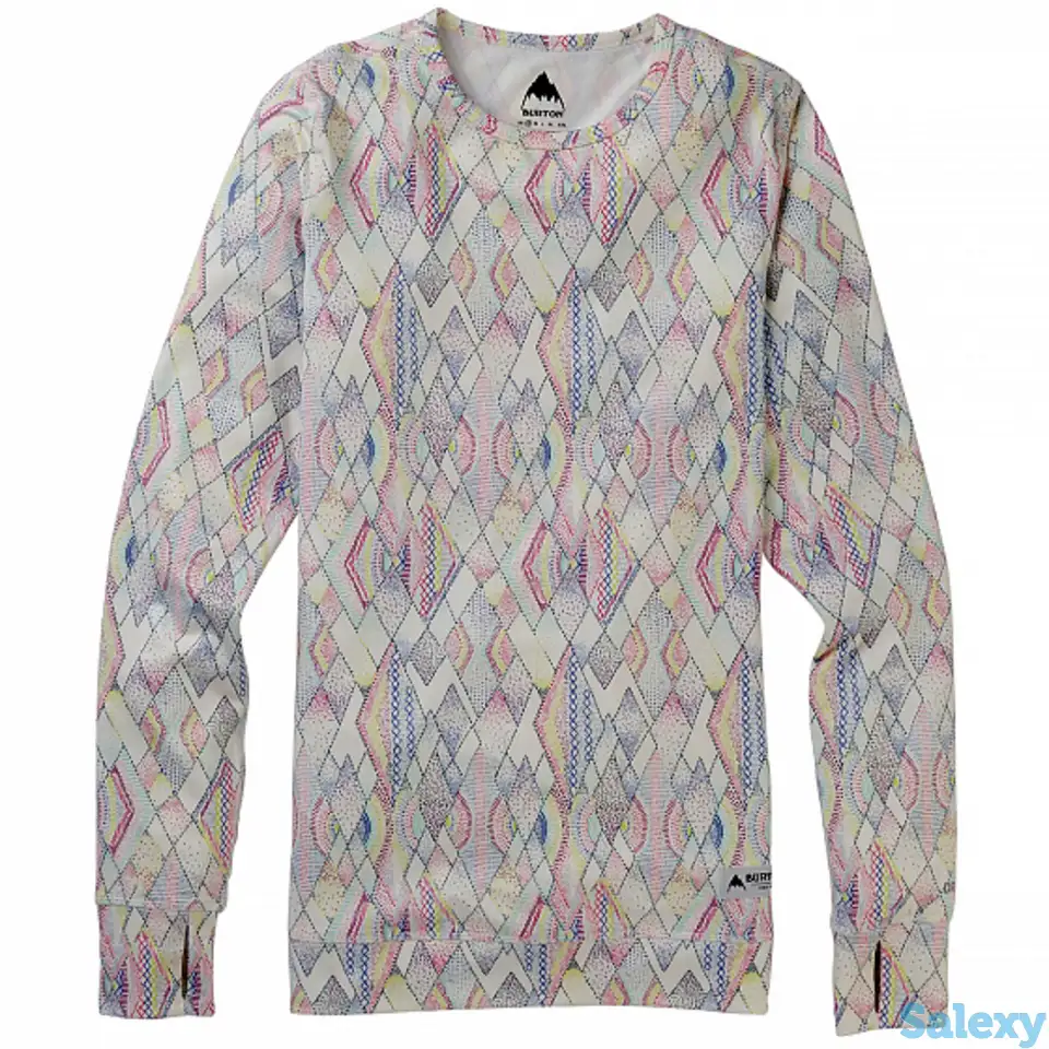Термокофта burton 19-20 wb mdwt crew diamond dot, фотография 1