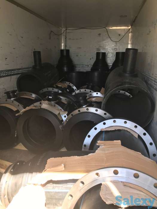 Полиэтиленовые втулки под фланец, ПЭ отводы, ПЭ тройники, ПЭ переходы, фотография 3