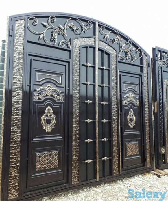 Ажурные и кованные ворота и калитки и заборы , ограждение., фотография 11