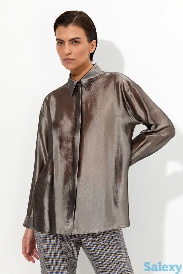 Блузка в сером оттенке vassa&co, фотография 1