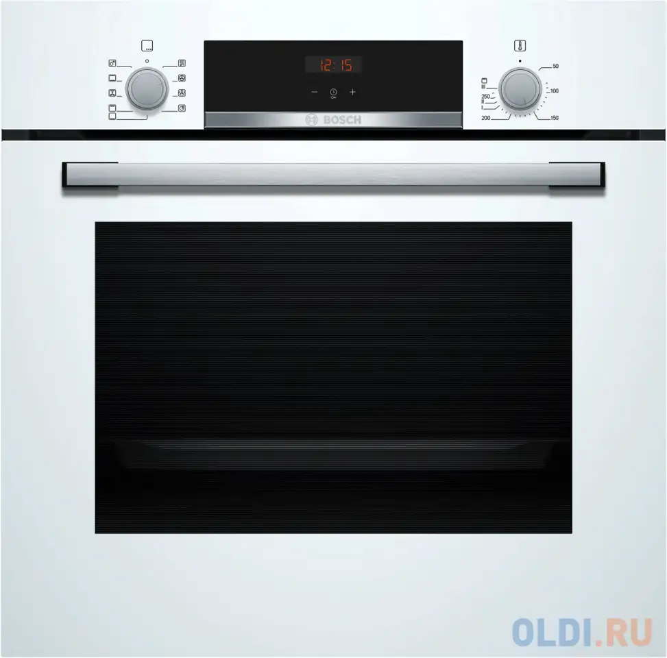 Духовой шкаф электрический bosch hbf534ew0q белый/серебристый, фотография 1