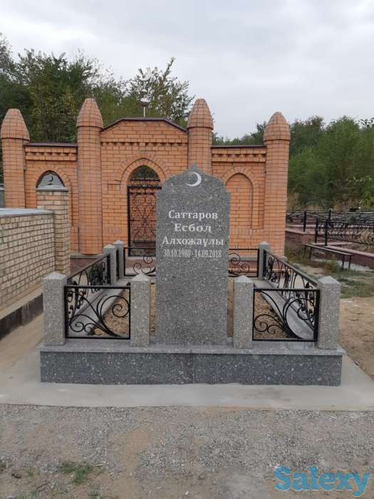 памятники оградки гранитные комплексы по низким ценнам, фотография 9