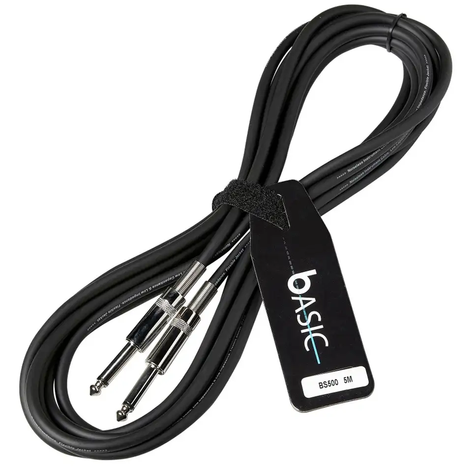 Кабель jack-jack 5 м bespeco basic bs500, фотография 1