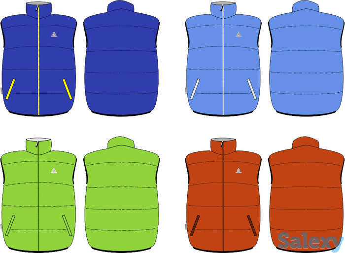 Жилет мужской пуховый снаряжение лайт св. зеленый, фотография 1