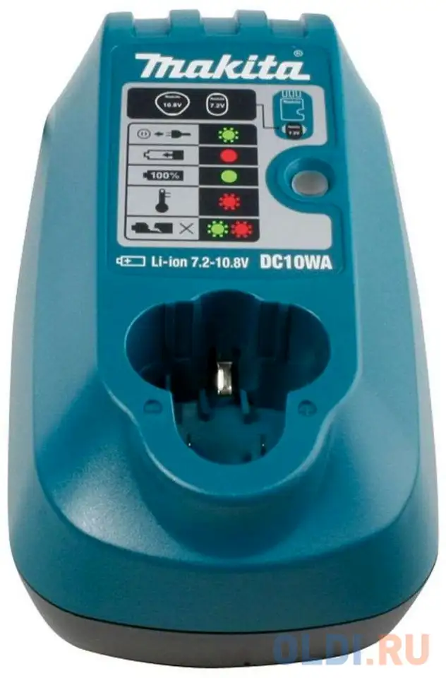 Зарядное устройство makita 194588-1  7.2-10.8в 1.3ач li-ion dc10wa, фотография 1