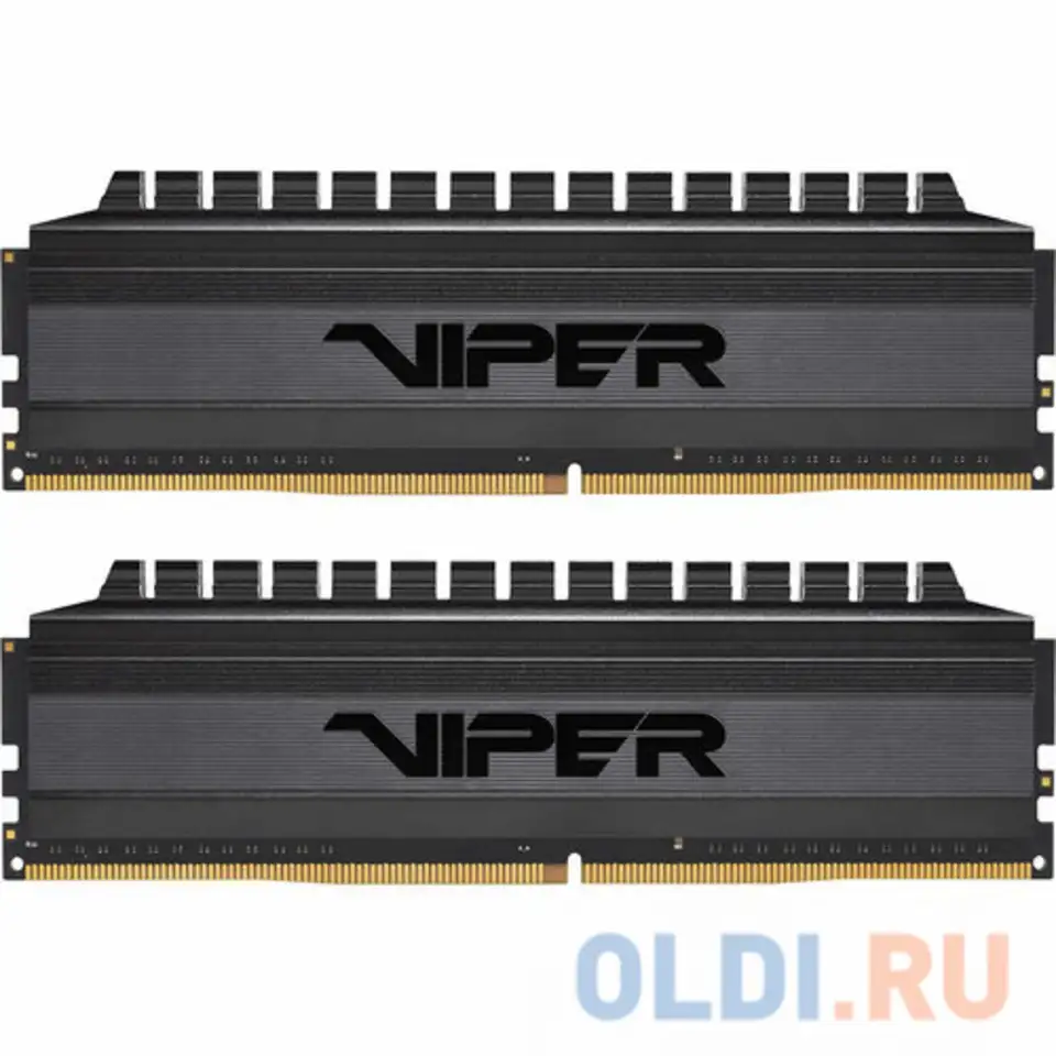 Оперативная память для компьютера patriot viper 4 blackout dimm 16gb ddr4, фотография 1