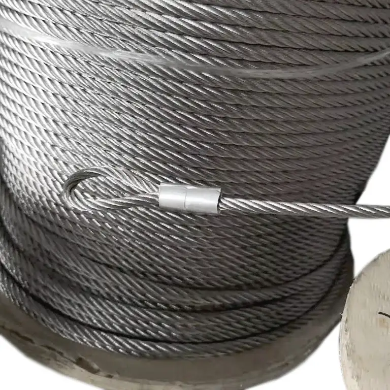 Канат лк р, D 6,3-68 мм, Покрытие: оцинкованный; черный, фотография 1