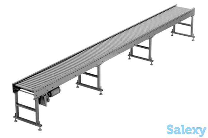 Транспортер роликовый/рольганг прямой приводной цепной «РПР-4», фотография 1