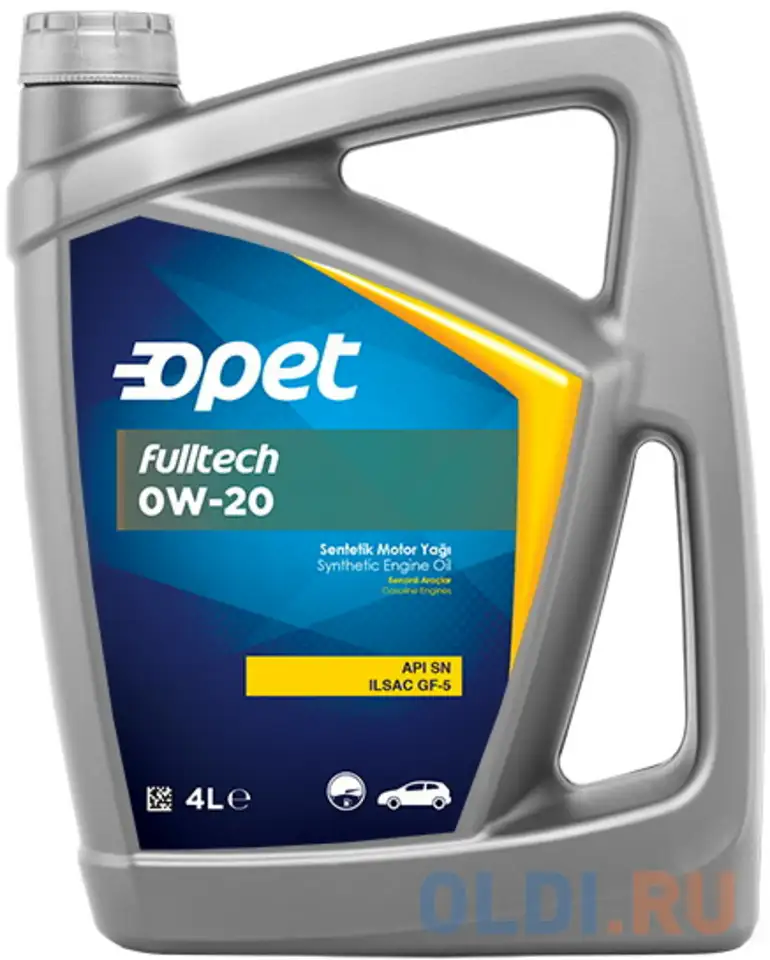 601370953 opet синт. мот.масло fulltech 0w-20 sn gf-5 (4л), фотография 1
