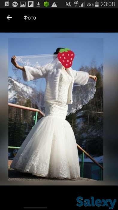 Продам свадебнон платье, фотография 4