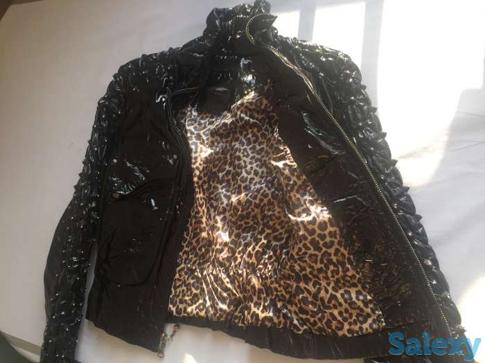 Дизайнерская, кожаная куртка ждет стильную хозяйку!, фотография 2