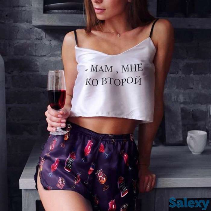 Женская пижама с принтом, фотография 7