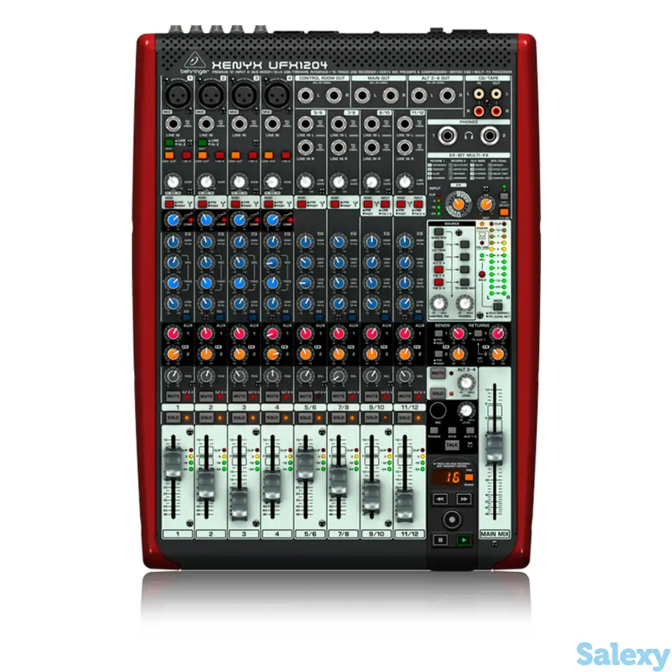 Микшерный пульт behringer ufx1204, фотография 1