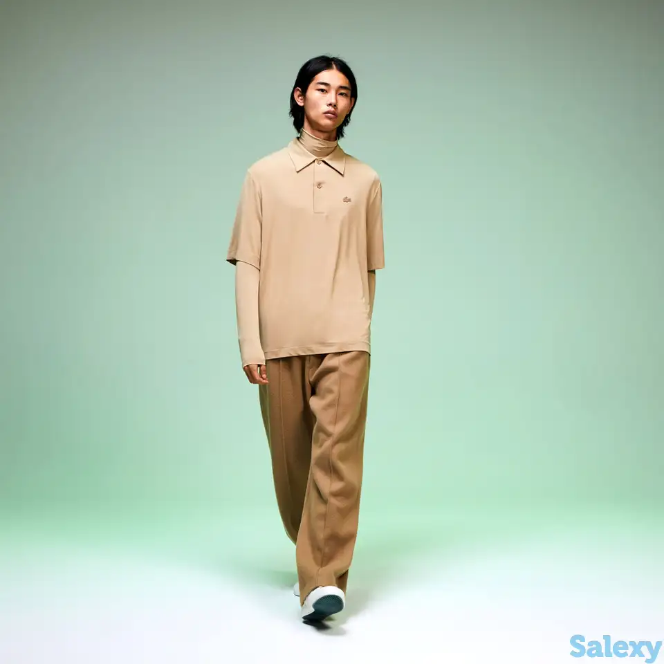 Мужское поло lacoste regular fit, фотография 1