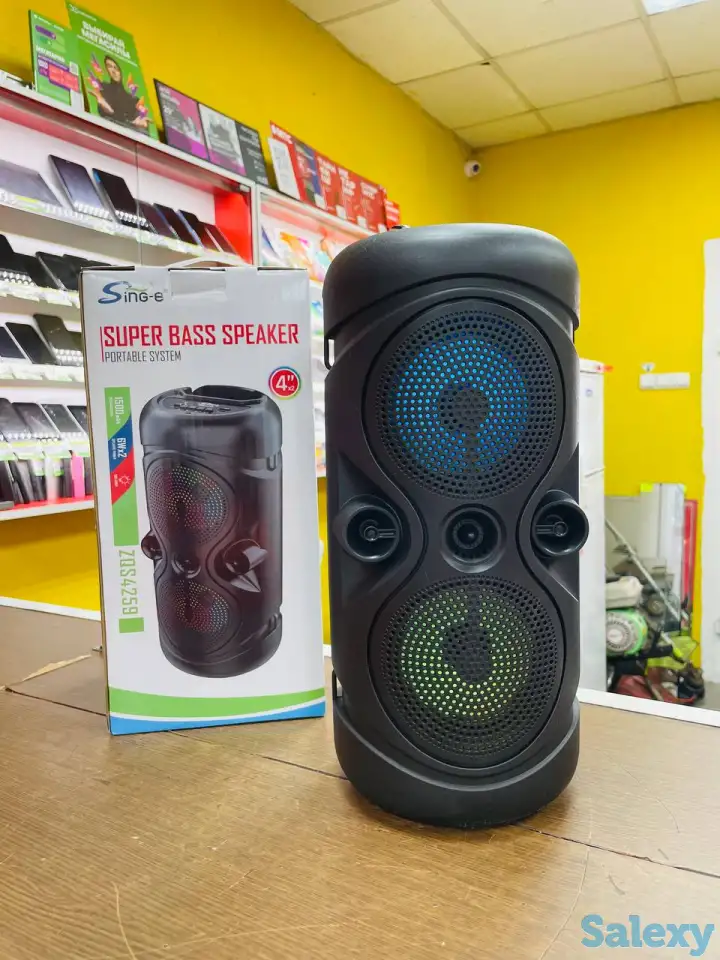 Беспроводная Bluetooth колонка с караоке, фотография 1