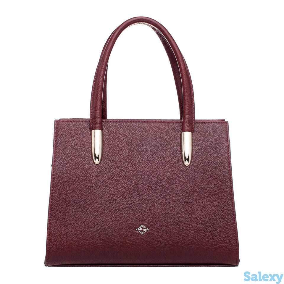 Женская кожаная сумка davey burgundy, фотография 1