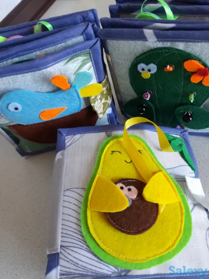 Развивающие книжки из фетра, фотография 5